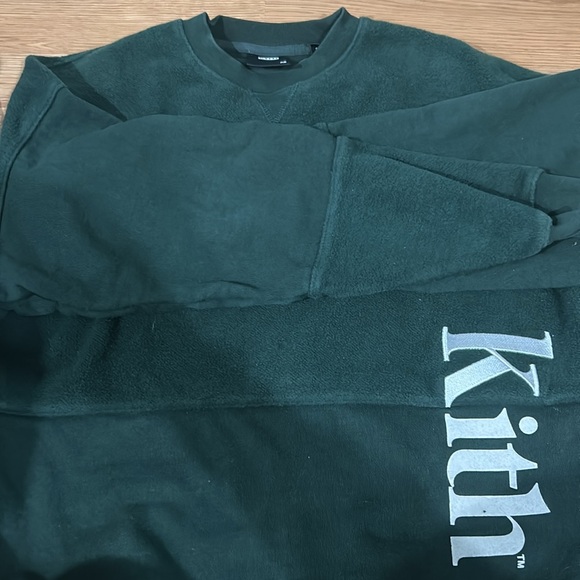 KITH Forest Green Crewneck Sweater - Picture 3 of 3